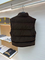 PRADA 25S VELVET PUFFER JACKET 459