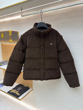 PRADA 25S VELVET PUFFER JACKET 459