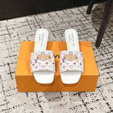 LV CHERRY HIGH HEELS 25S 55 MM IN WHITE CALFSKIN STYLE 13