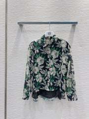 Loewe 2025 Floral Shirt Polyester Fiber