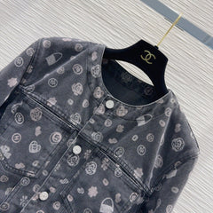CC 25 Short Jacket Black Cotton
