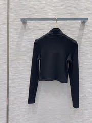 CHANEL 25S LONG-SLEEVE TURTLENECK T-SHIRT 413