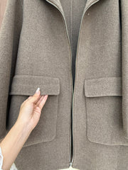 HERMES 25S WOOL COAT 100