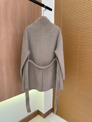 HERMES 25S WOOL COAT 100