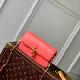 WALLET ON CHAIN BLOOM 20 IN SWEET CORAL CALFSKIN