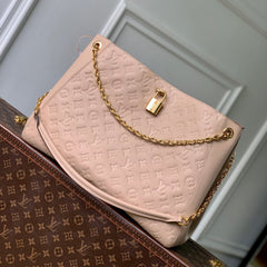 ANYTIME MM 42 IN NUDE PINK MONOGRAM EMPREINTE CALFSKIN