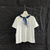 T-SHIRT WITH LV SILK SCARF IN JERSEY FABRIC 265970