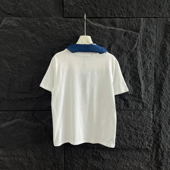 T-SHIRT WITH LV SILK SCARF IN JERSEY FABRIC 265970