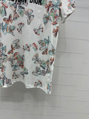 Dior 25C T-Shirt Papillon multicolore Pattern 228799