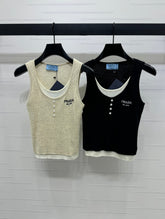 Prada 25 Tank Top Wool with Acrylic 233445
