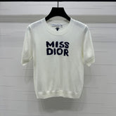 DIOR 25S MISS KNIT SHORT SLEEVE TOP 264242