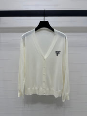 PRADA LONG-SLEEVE KNIT CARDIGAN 269461