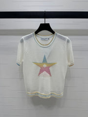 DIOR SHORT-SLEEVE KNIT TOP 269459