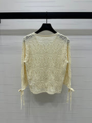 DIOR 25S 3D HAND KNIT CARDIGAN 264188