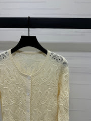 DIOR 25S 3D HAND KNIT CARDIGAN 264188