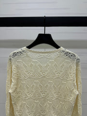 DIOR 25S 3D HAND KNIT CARDIGAN 264188