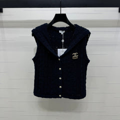 CHANEL 25S CROCHET SLEEVELESS VEST 264179