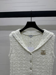 CHANEL 25S CROCHET SLEEVELESS VEST 264178