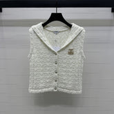 CHANEL 25S CROCHET SLEEVELESS VEST 264178