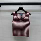 PRAD 25S STRIPED SWEATER 264183