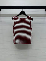 PRAD 25S STRIPED SWEATER 264183