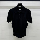 PRAD 25S SHORT SLEEVE KNIT TOP 264123