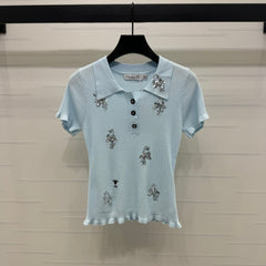 DIOR 25S RHINESTONE SWEATER 264084