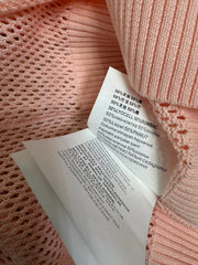 PRAD 25S HOLLOW KNIT SHORT SLEEVE TOP 264136