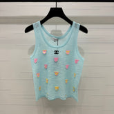 CHANEL 25S PATCHWORK TANK TOP 264144