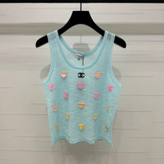 CHANEL 25S PATCHWORK TANK TOP 264144