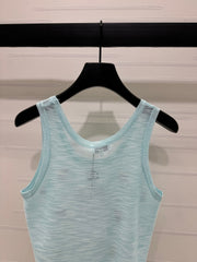 CHANEL 25S PATCHWORK TANK TOP 264144