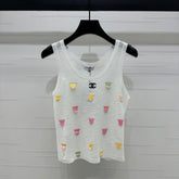 CHANEL 25S PATCHWORK TANK TOP 264142