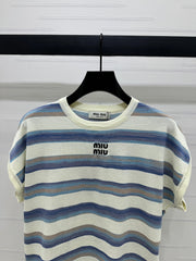 MIU 25S FLYING SLEEVE KNIT SWEATER 264147