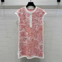 DIOR JUNGLE JACQUARD STRAIGHT DRESS 269394