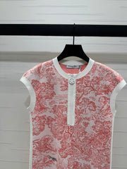 DIOR JUNGLE JACQUARD STRAIGHT DRESS 269394