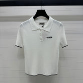 MIUMIU SHORT-SLEEVE KNIT POLO 269424