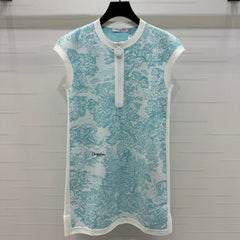 DIOR JUNGLE JACQUARD STRAIGHT DRESS 269395