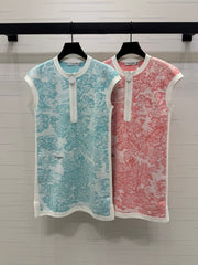 DIOR JUNGLE JACQUARD STRAIGHT DRESS 269395