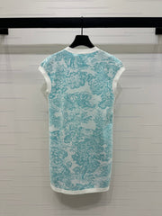 DIOR JUNGLE JACQUARD STRAIGHT DRESS 269395