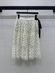 MIUMIU POLKA DOT SKIRT 269509