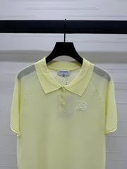 CHANEL POLO SHIRT YELLOW 274900