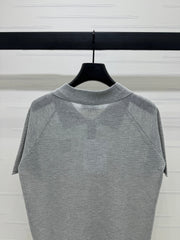 CHANEL POLO SHIRT GREY 274898