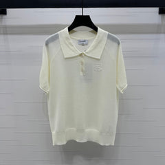 CHANEL POLO SHIRT WHITE 274896