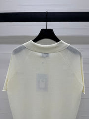 CHANEL POLO SHIRT WHITE 274896