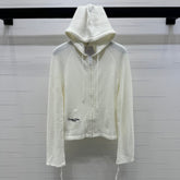 DIOR HOODED LONG-SLEEVE CARDIGAN 274929