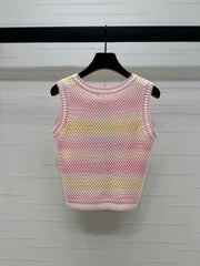 CHANEL KNITTED BUTTONED SLEEVELESS VEST 274921
