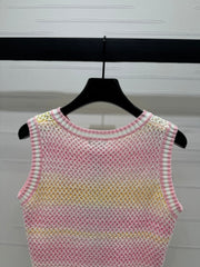 CHANEL KNITTED BUTTONED SLEEVELESS VEST 274921