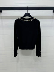 CHANEL KNIT CARDIGAN BLACK 274916