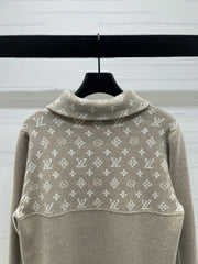 LV 25S LONG-SLEEVE COLOR-BLOCK COLLARED SHIRT 0166