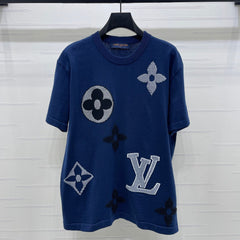 LV 25S SHORT-SLEEVE CREW NECK SWEATER 0090